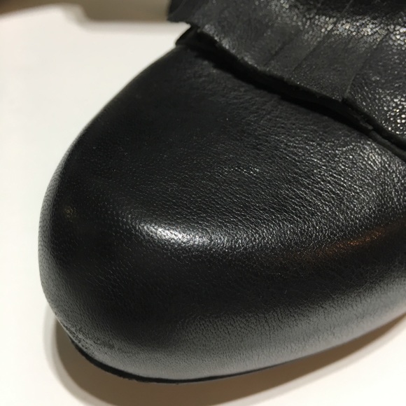 Loeffler Randall Black Leather  Platforms Size 9 - Picture 8 of 8